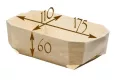 Barquette Panibois Comte 135x110x75mm